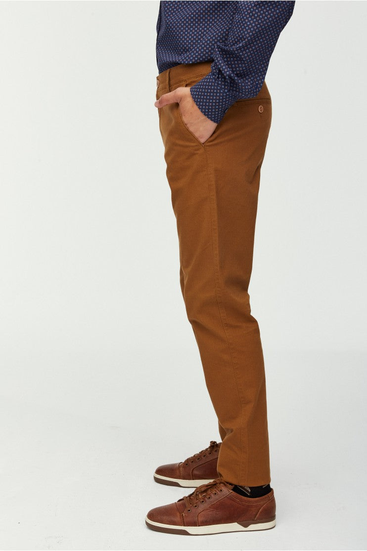 Pantalón sport tejido espiga Outlet