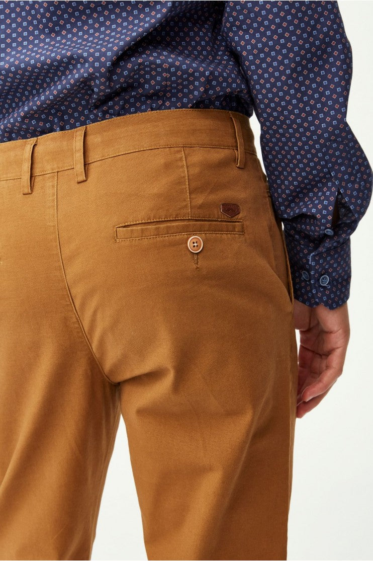Pantalón sport tejido espiga Outlet