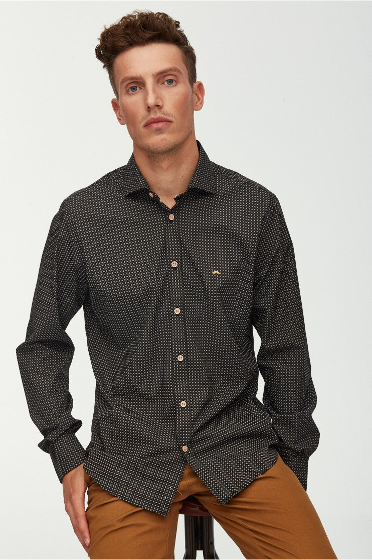 Camisa Estampado Geométrico Outlet