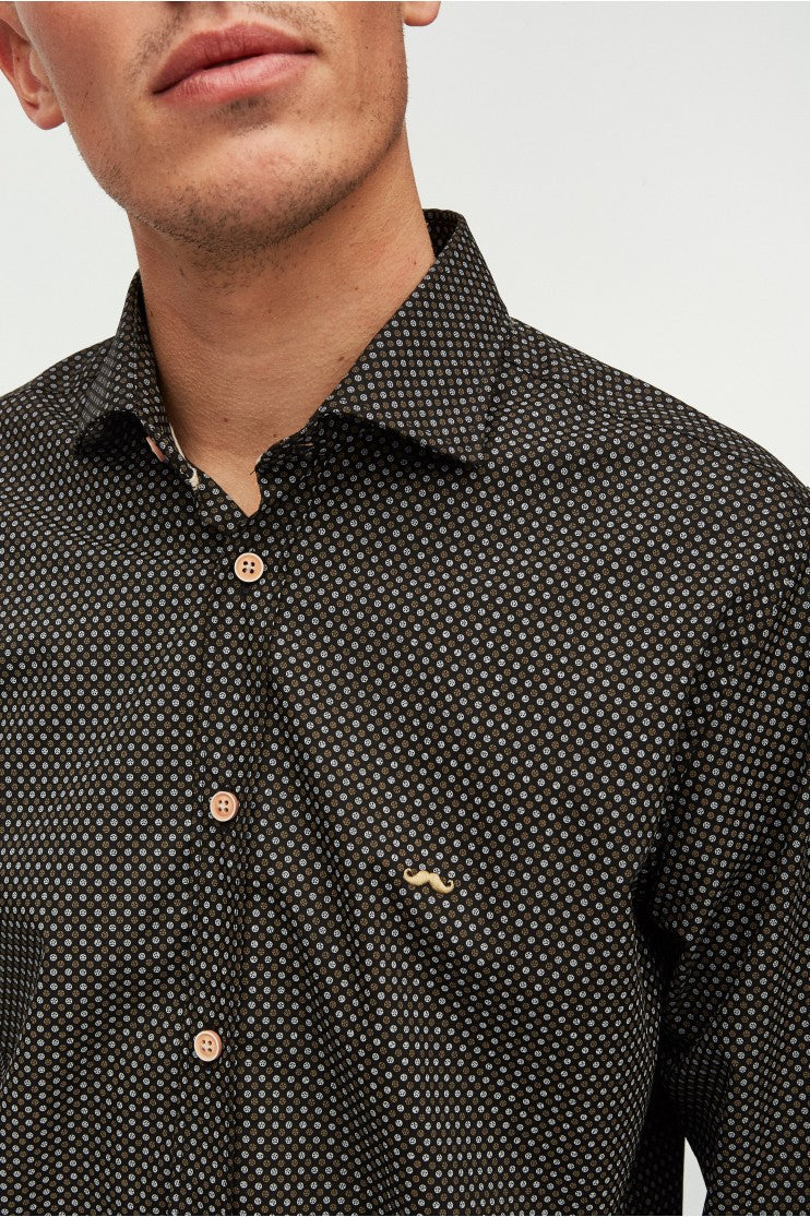 Camisa Estampado Geométrico Outlet