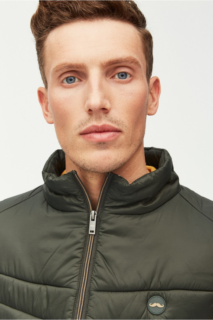 Chaleco de nylon guateado Outlet