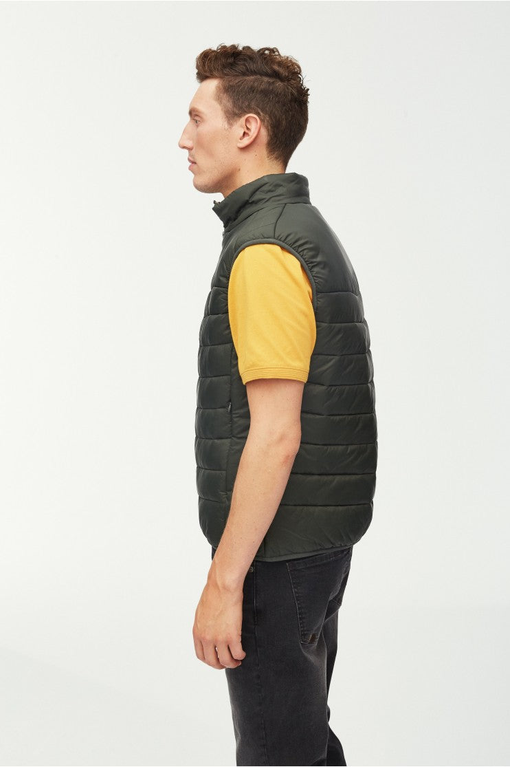 Chaleco de nylon guateado Outlet