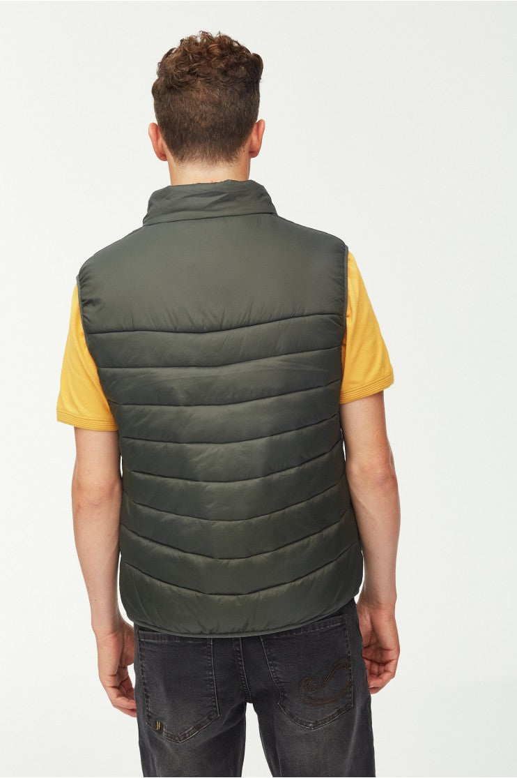 Chaleco de nylon guateado Outlet