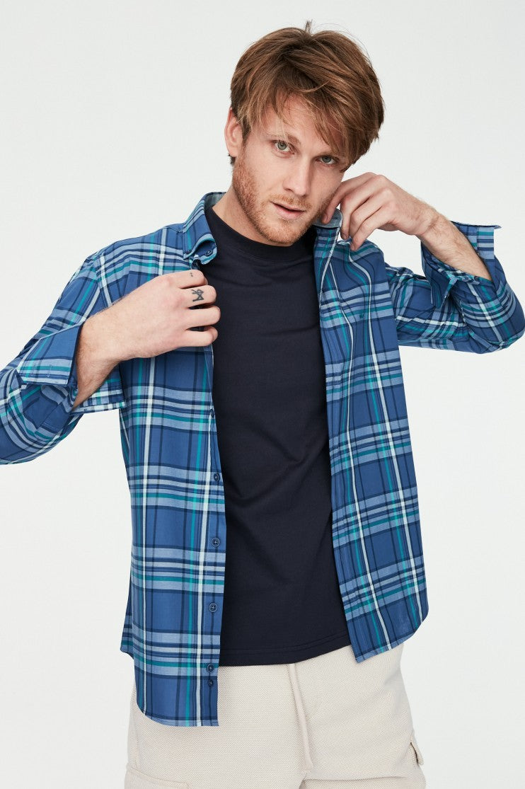 Camisa cuadros Edén Outlet