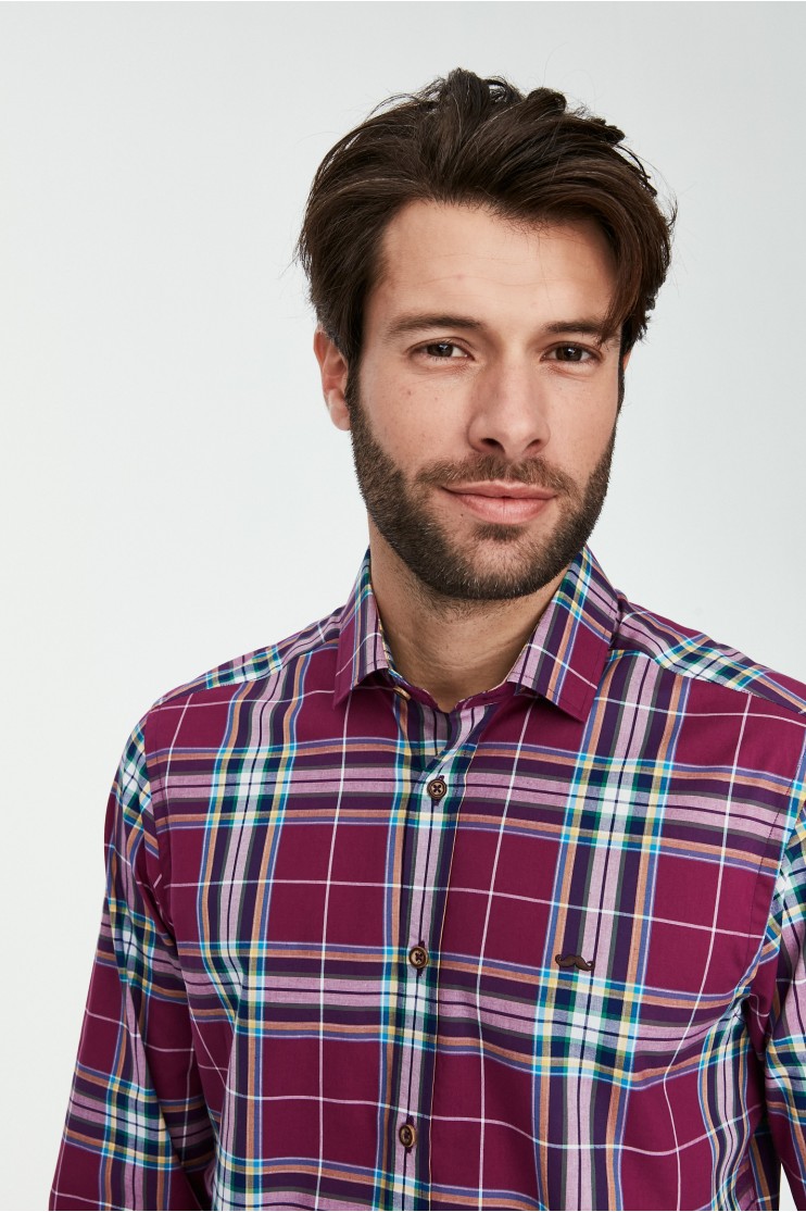 Camisa cuadros Abraham Outlet