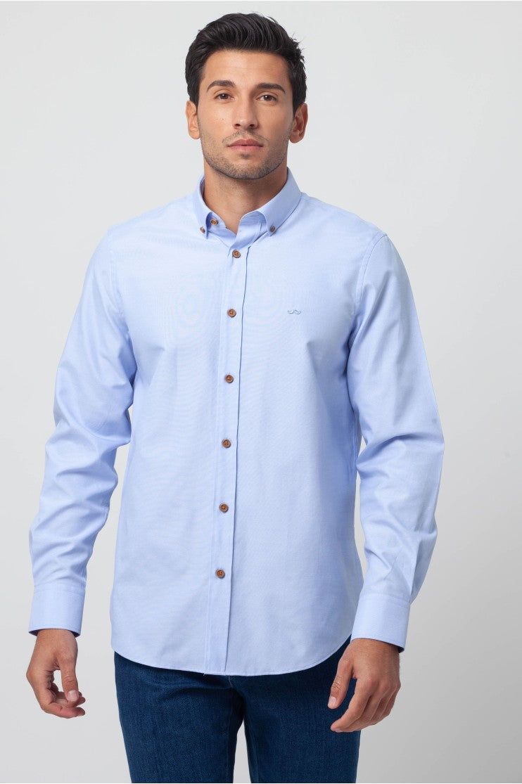 Camisa sport lisa s/ Jungla