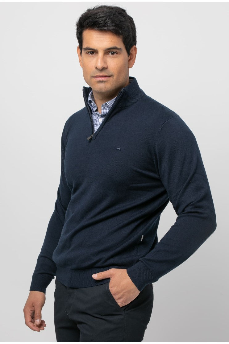 Jersey media cremallera liso s/ Libro