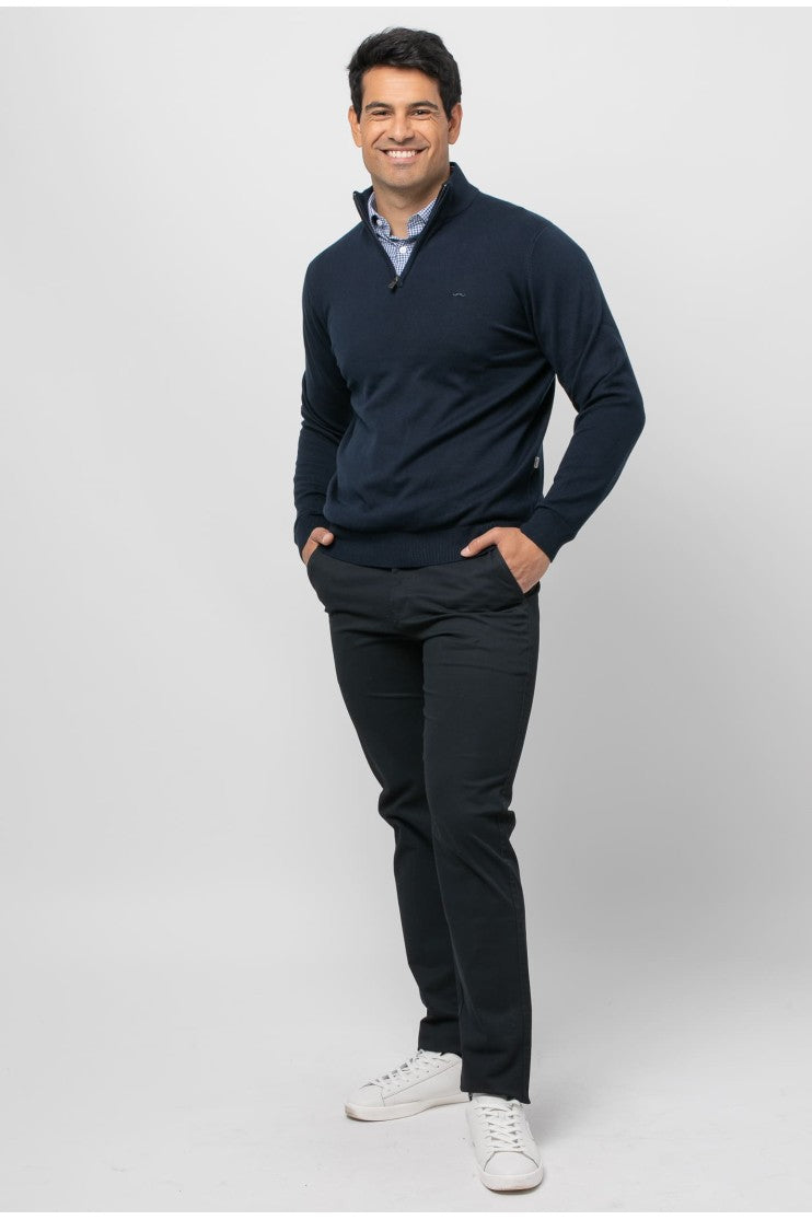 Jersey media cremallera liso s/ Libro