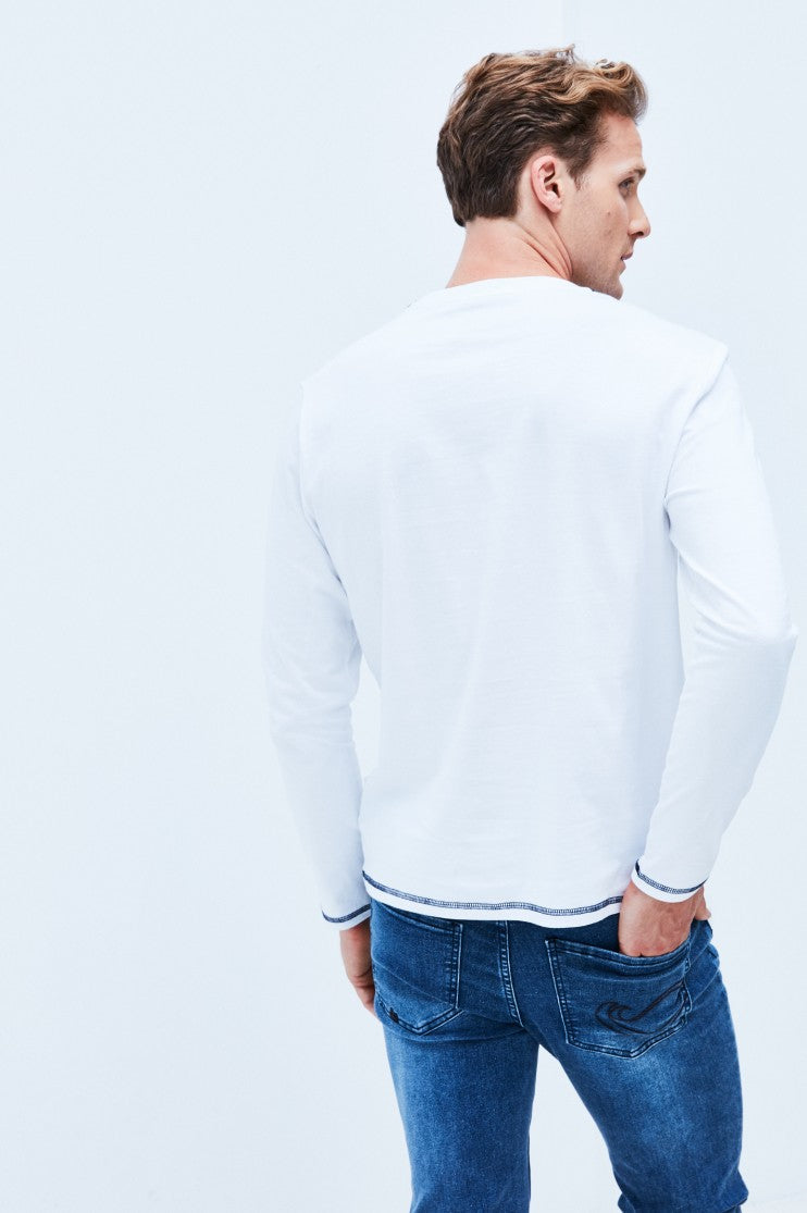 Camiseta m/l lisa Anillos Outlet