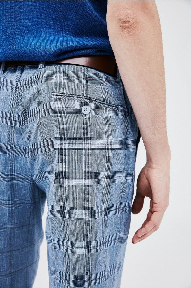 Pantalón ensancha cuadros Cos Outlet