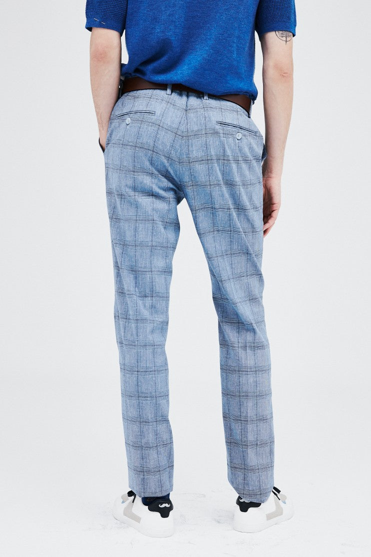 Pantalón ensancha cuadros Cos Outlet