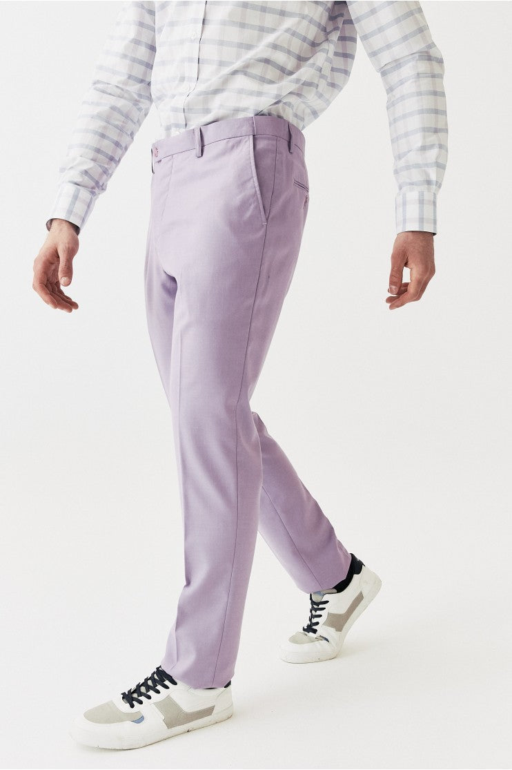 Pantalón falso liso ensancha s/ hierro Outlet