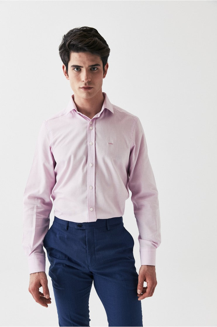 Camisa Vestir falso liso s/ Salomón outlet