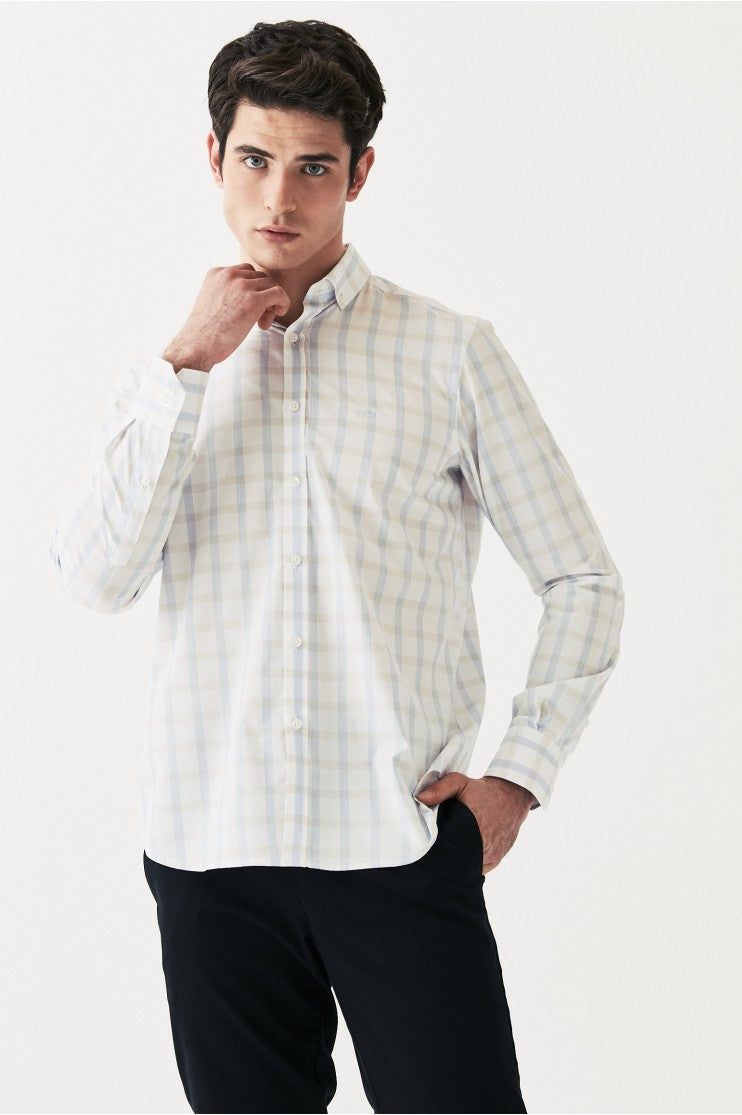 Camisa sport cuadro s/ Micronesia Outlet