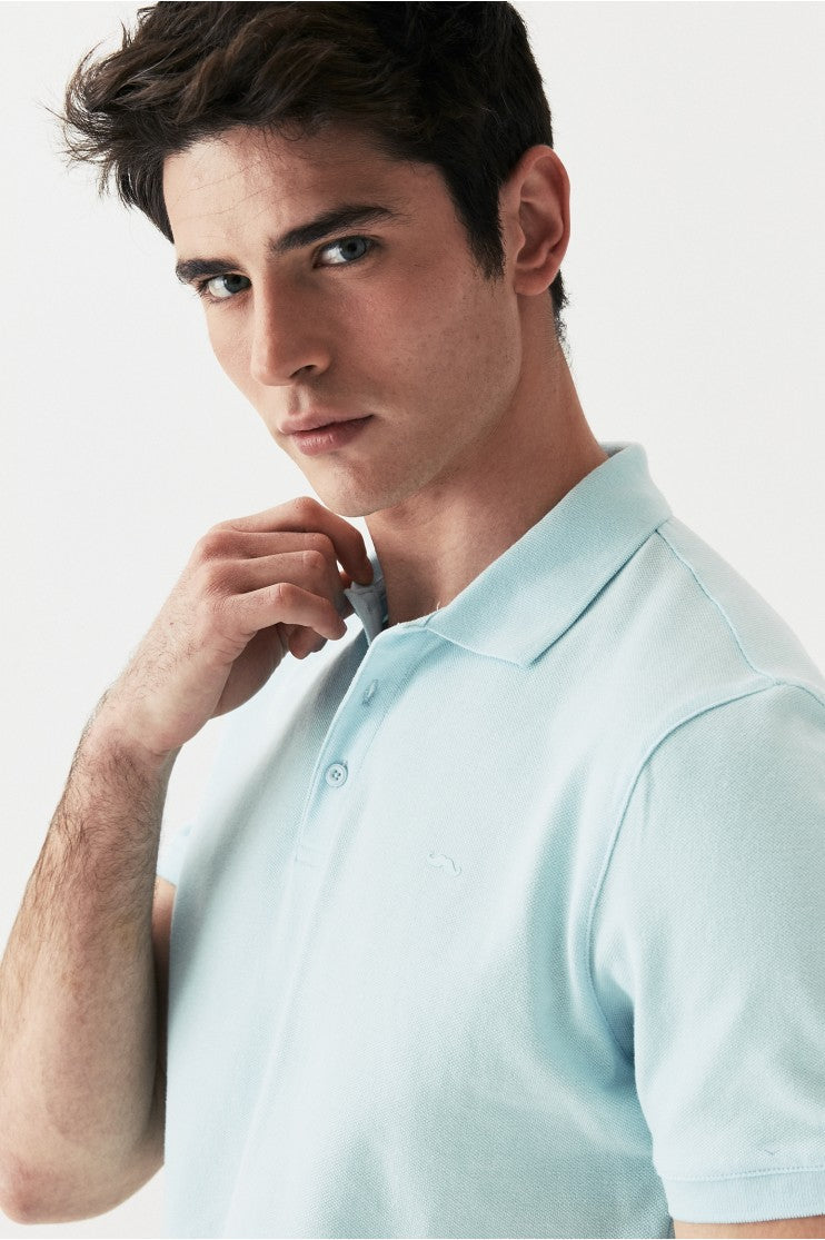 Polo básico manga corta Outlet