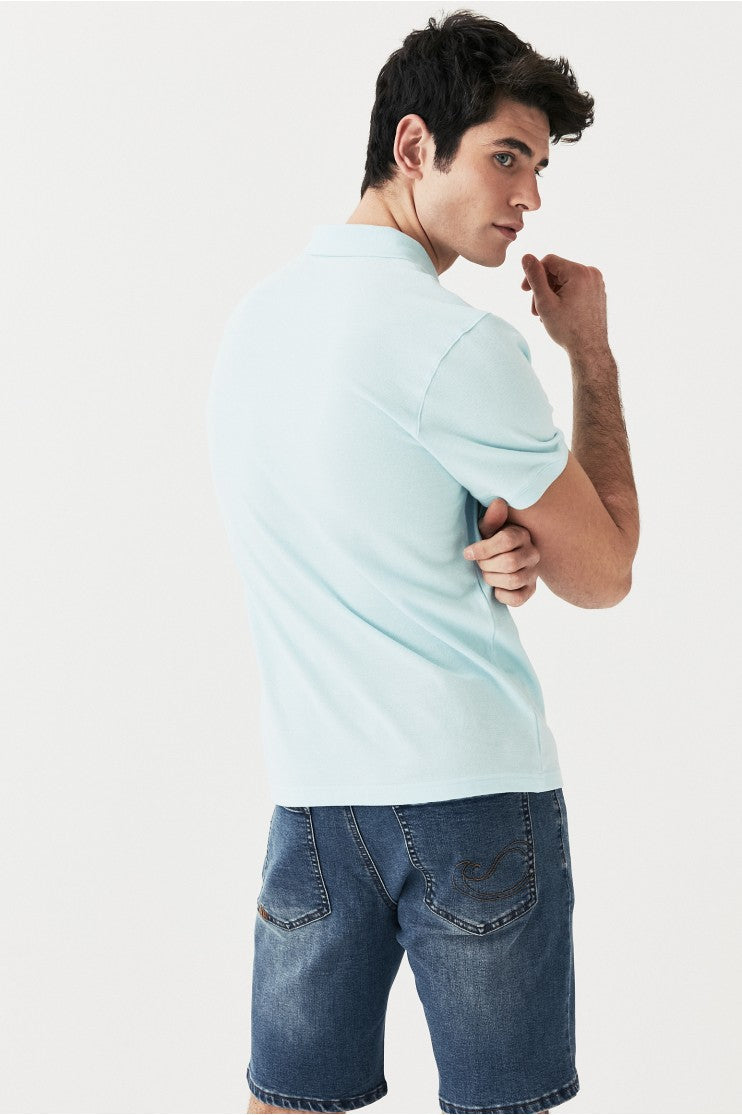 Polo básico manga corta Outlet