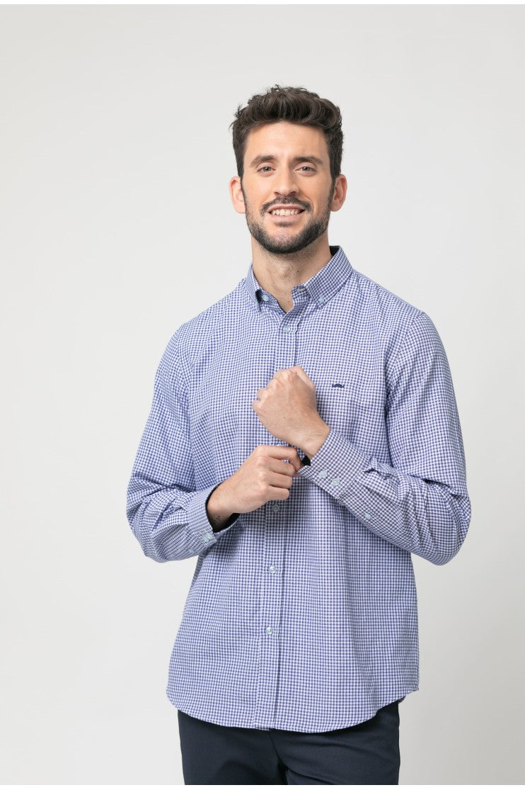 Camisa sport cuadro s/ Enol Outlet