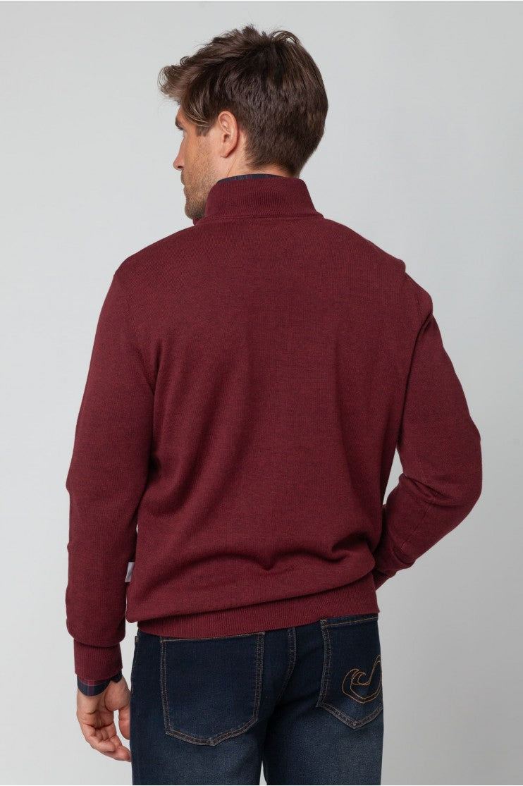 Jersey 1/2 cremallera Liso s/ Plata Outlet