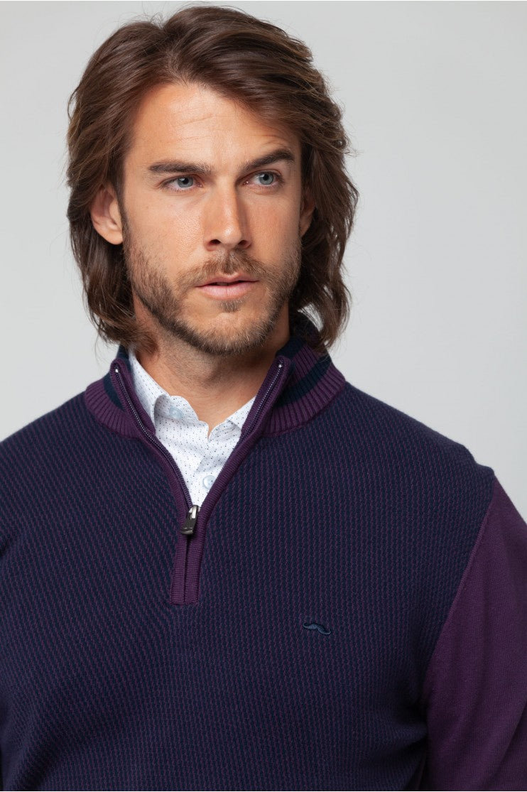 Jersey media cremallera fantasía s/ Talio Outlet