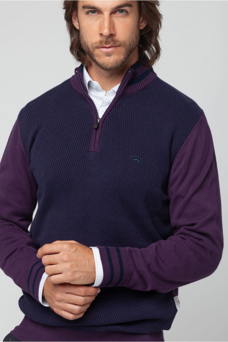 Jersey media cremallera fantasía s/ Talio Outlet