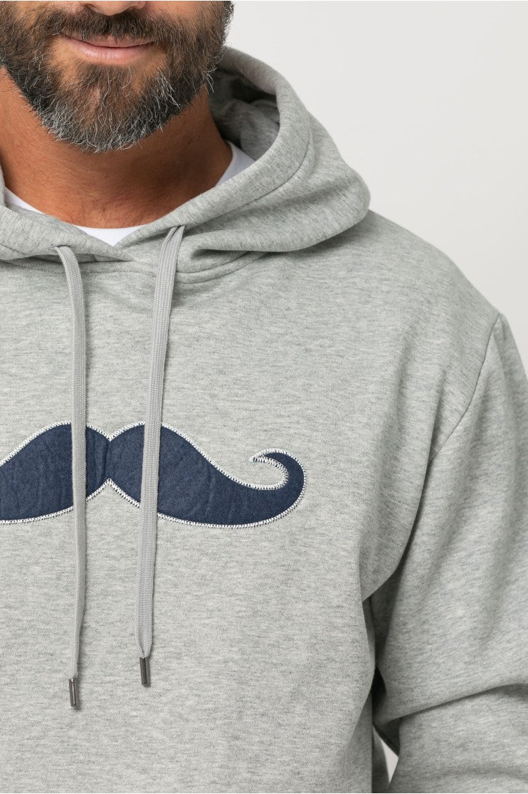 Sudadera bigote s/ Cantera