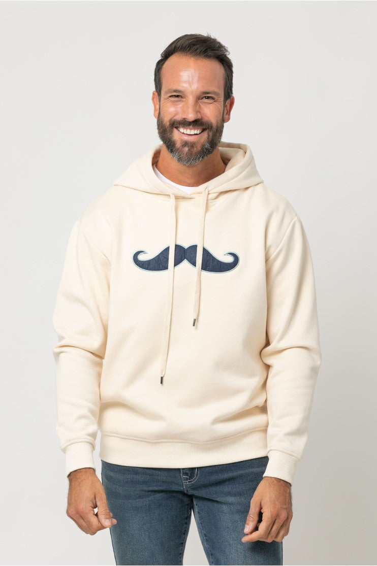 Sudadera bigote s/ Cantera