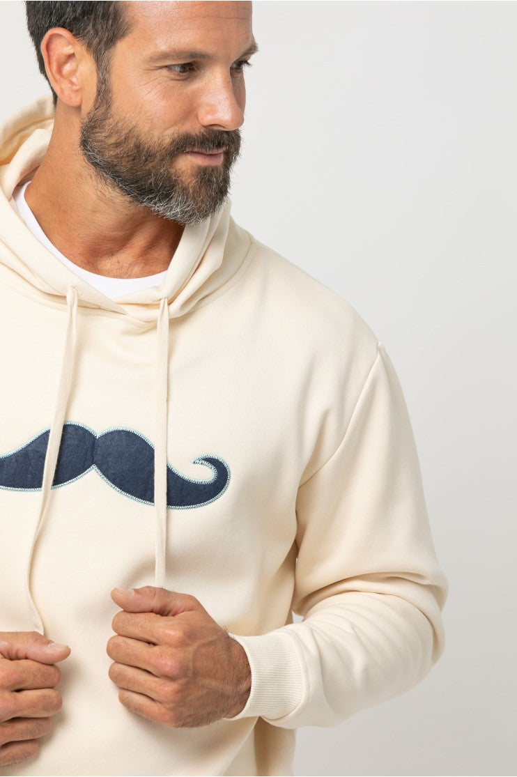 Sudadera bigote s/ Cantera