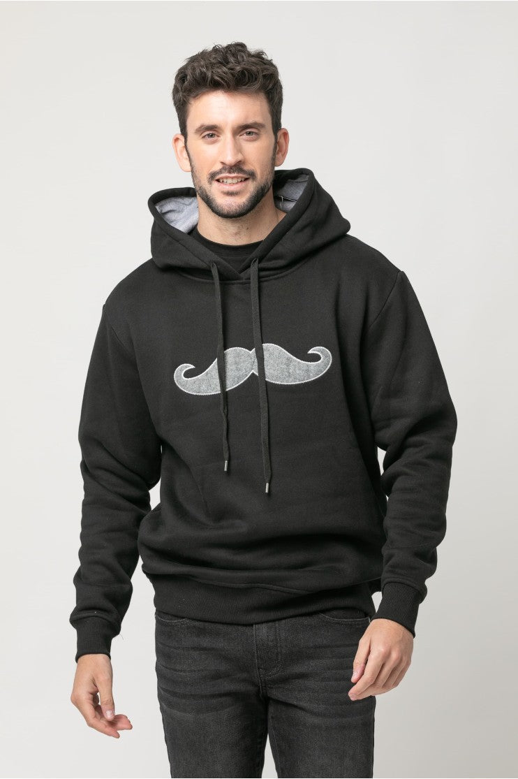 Sudadera bigote s/ Cantera