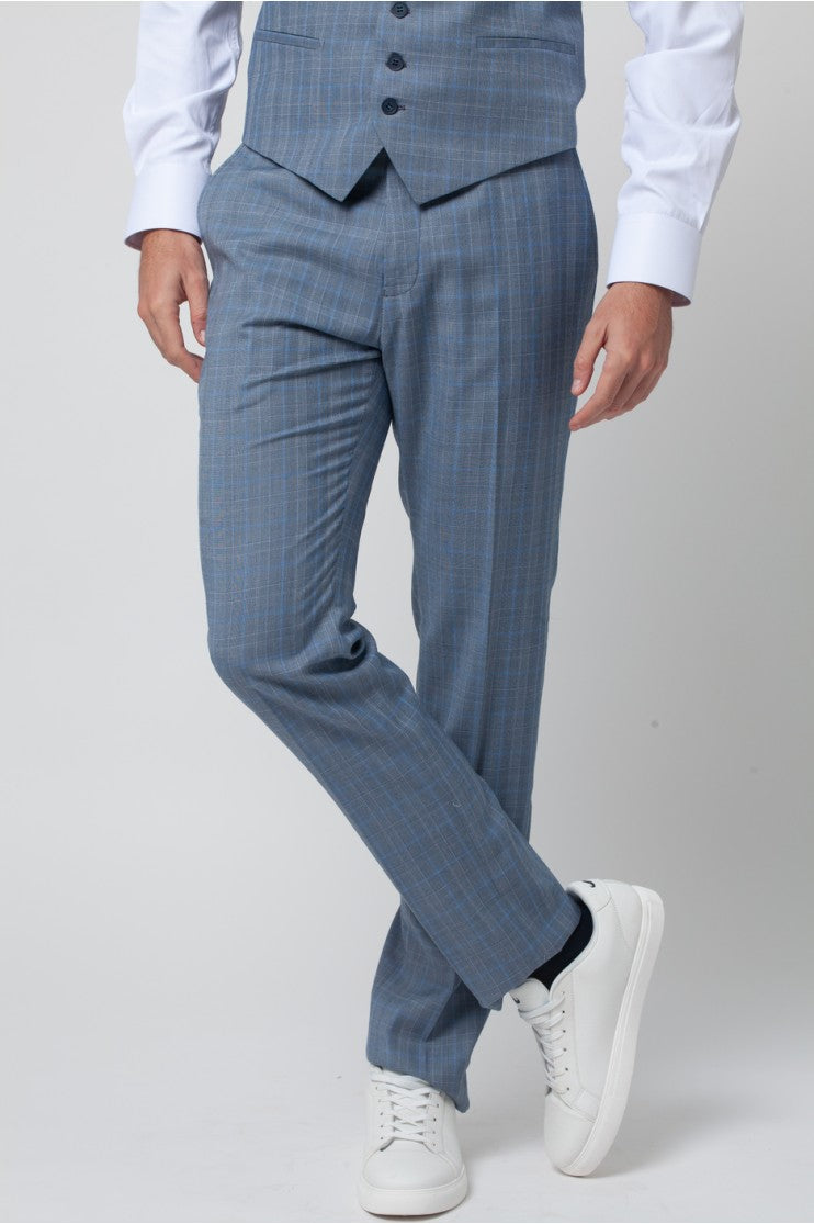 Pantalón de vestir cuadro s/ Gregor Outlet