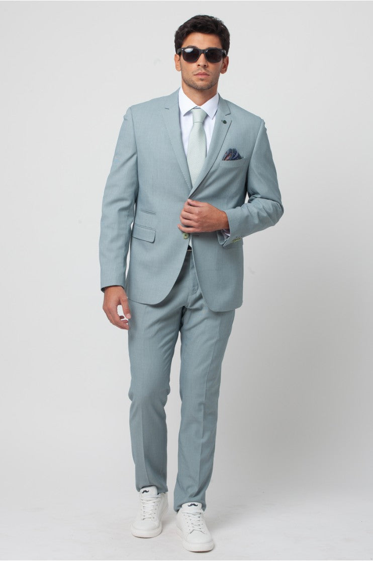 Traje con pantalón ensancha s/ Werner Outlet