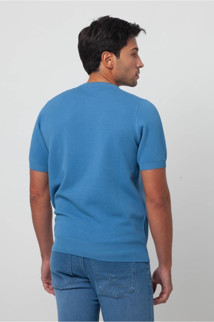 Polo punto m/c cuello caja s/ Albert