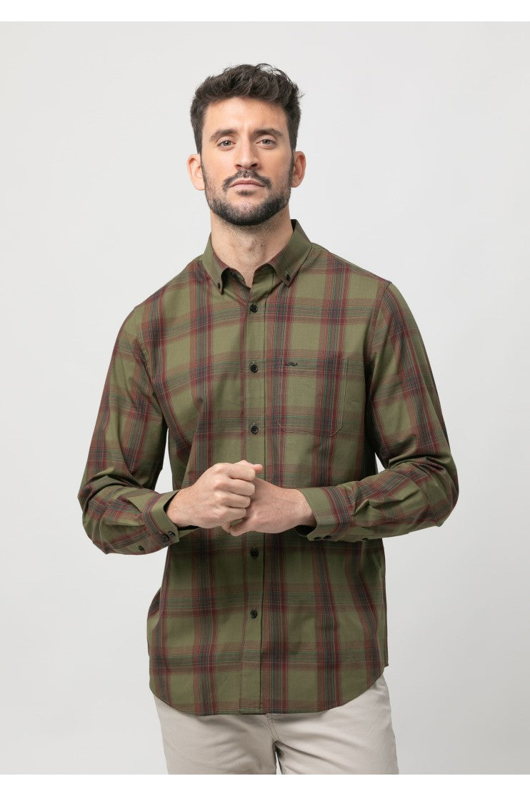 Camisa sport cuadro s/ Sol Outlet