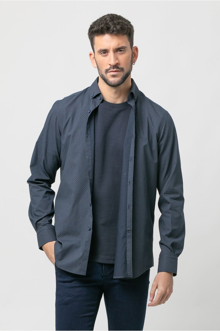 Camisa estampada s/ Astro outlet