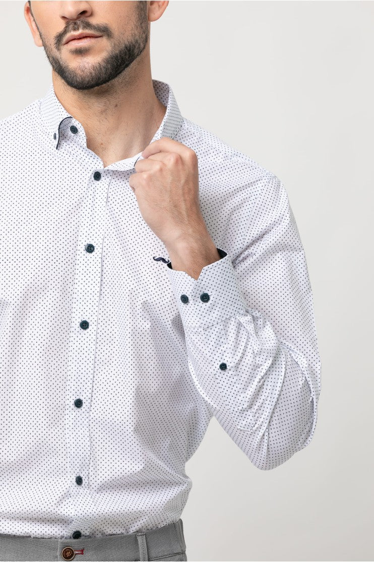 Camisa  estampada s/ Electro Outlet