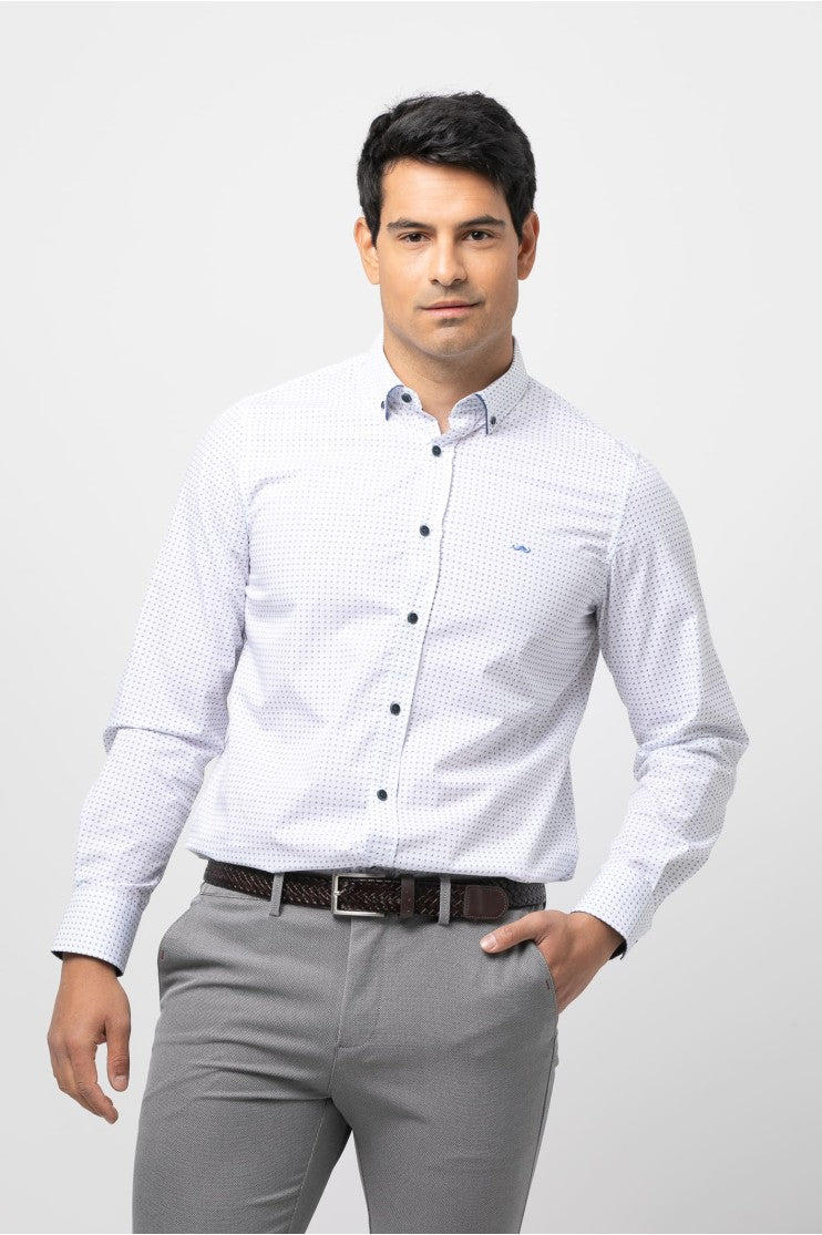 Camisa sport estampada s/ Comet