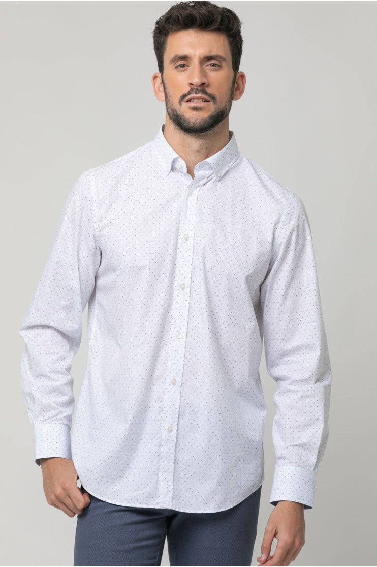 Camisa sport estampada s/ Atlas outlet