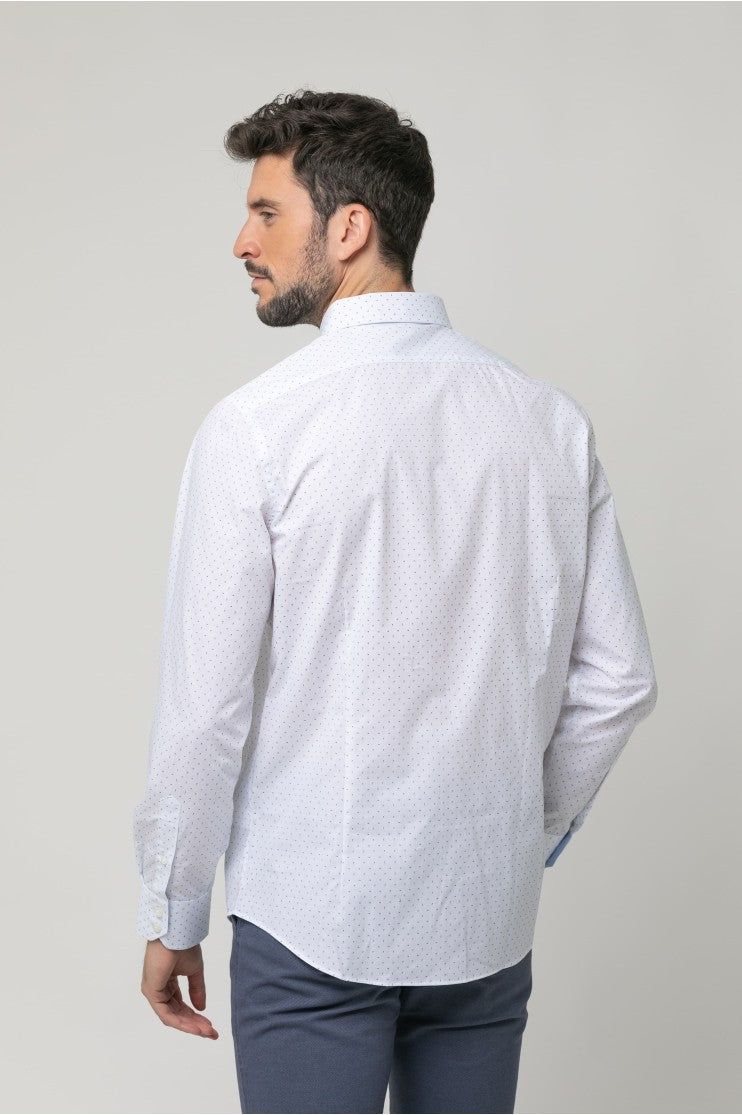 Camisa sport estampada s/ Atlas outlet