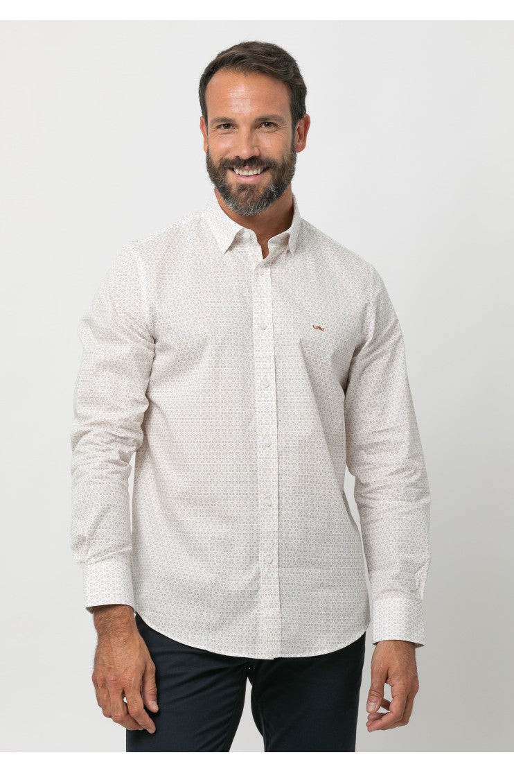 Camisa sport estampada s/ Dione Outlet