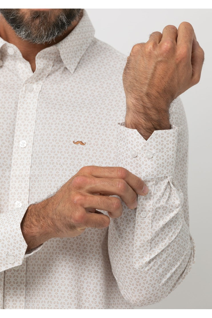 Camisa sport estampada s/ Dione Outlet