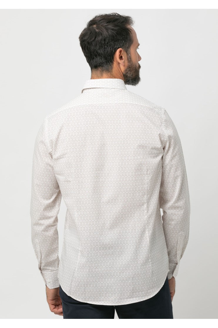 Camisa sport estampada s/ Dione Outlet