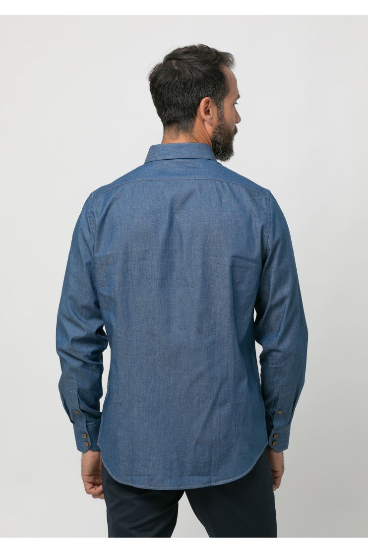 Camisa sport denim s/ Arpino Outlet