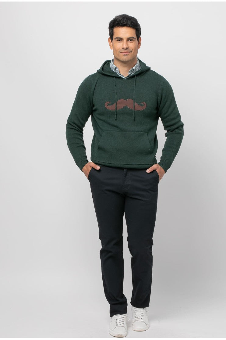 Sudadera bigote s/ Cincel