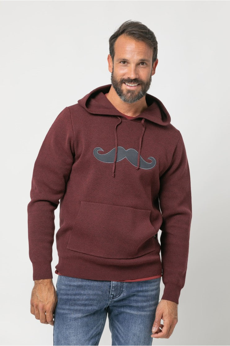 Sudadera bigote s/ Cincel