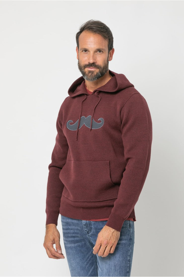 Sudadera bigote s/ Cincel