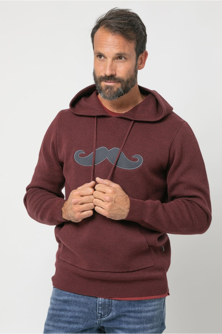 Sudadera bigote s/ Cincel