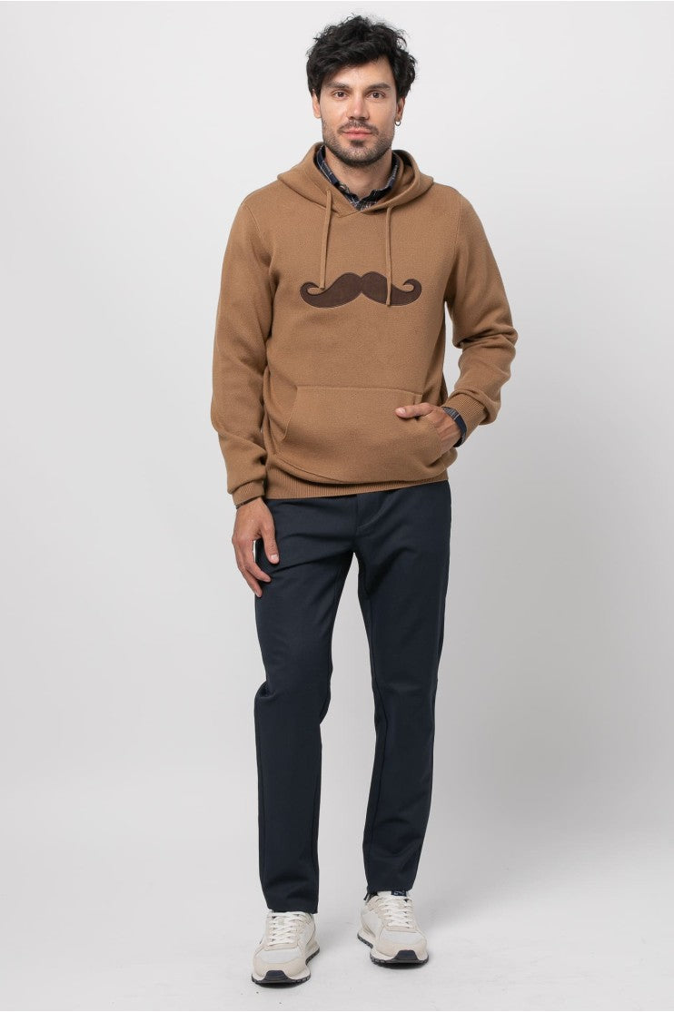 Sudadera bigote s/ Cincel