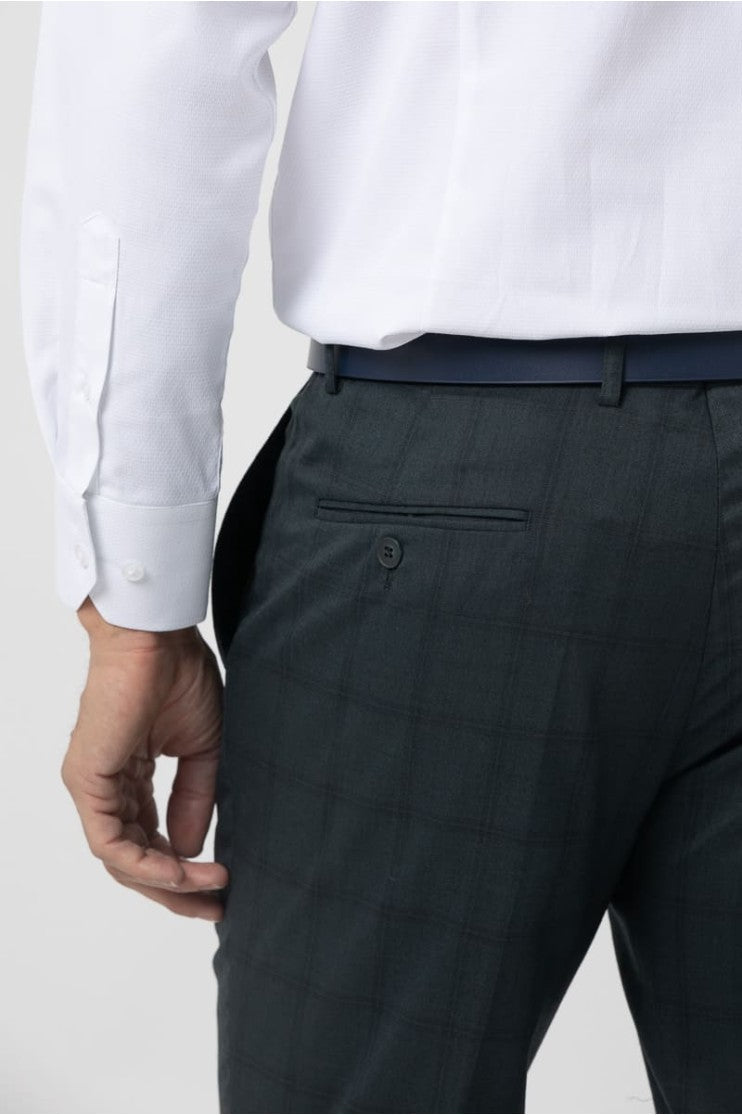 Pantalón vestir cuadro s/ Lari outlet