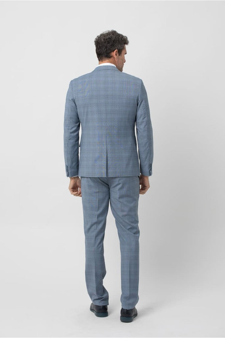 Pantalón vestir cuadro s/ Albania outlet