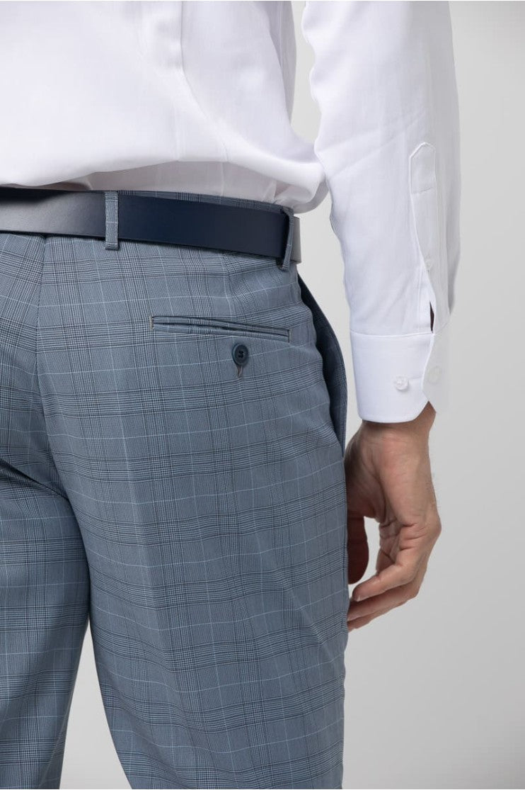 Pantalón vestir cuadro s/ Albania outlet