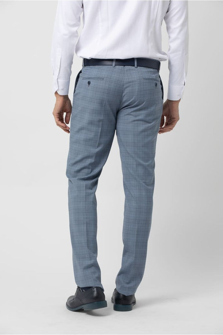 Pantalón vestir cuadro s/ Albania outlet